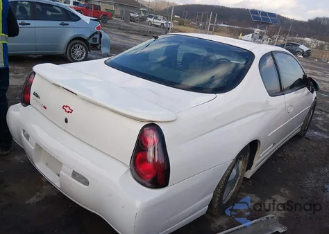 2002 Chevrolet Monte Carlo Ss z USA, uszkodzony, nr VIN 2G1WX15KX29152391